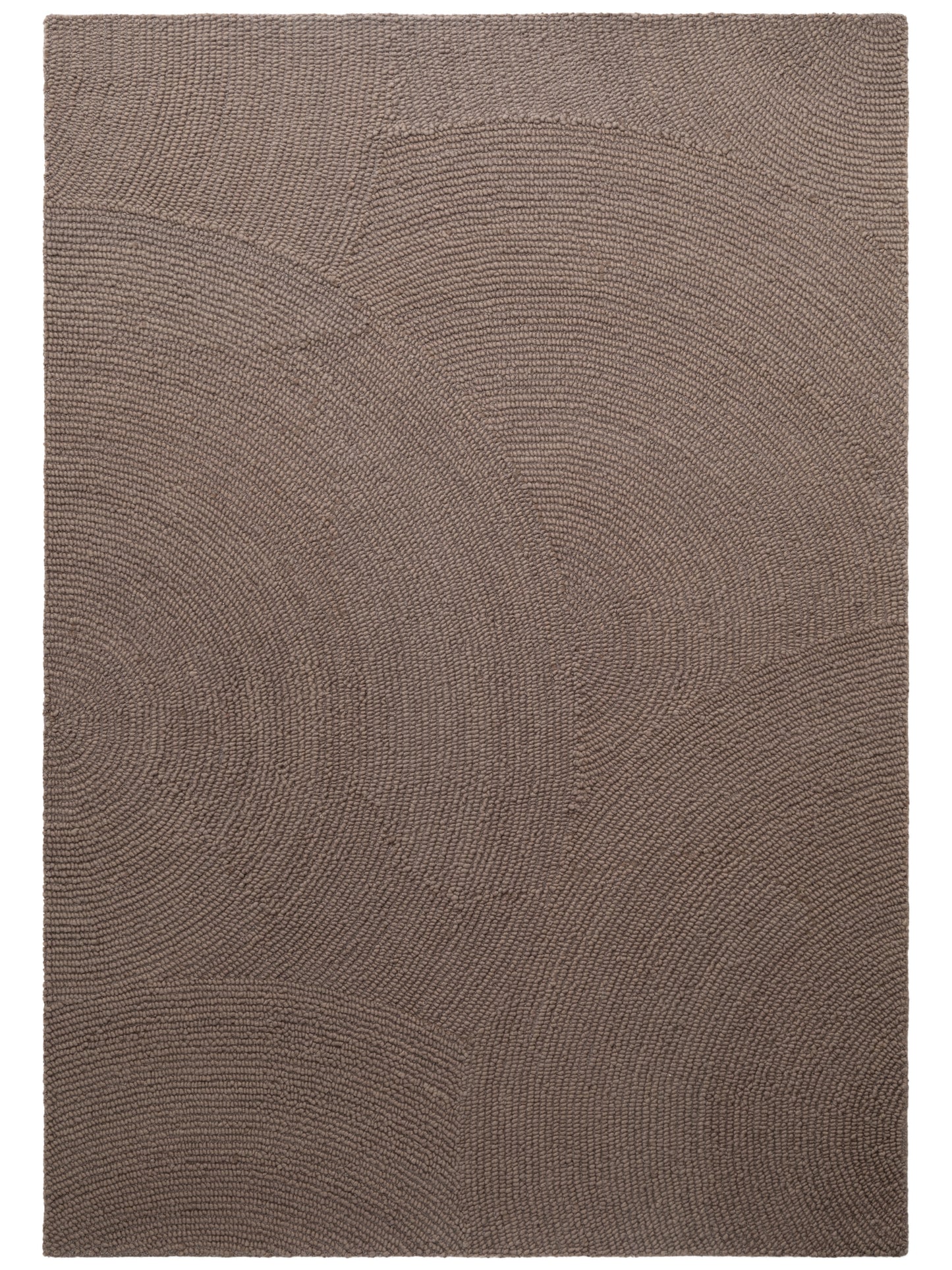 Trumpo plauko vilnonis kilimas Eleni 80x150 cm, rudas