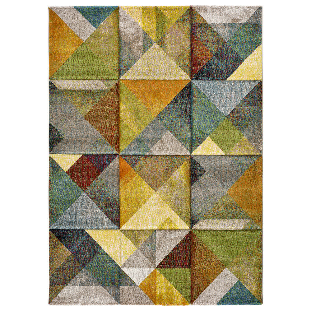 Trumpo plauko kilimas Ratix 160x230 cm., spalvotas