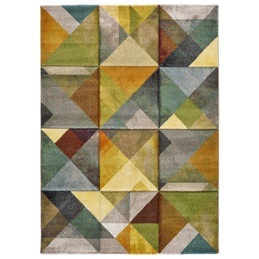 Trumpo plauko kilimas Ratix 160x230 cm., spalvotas
