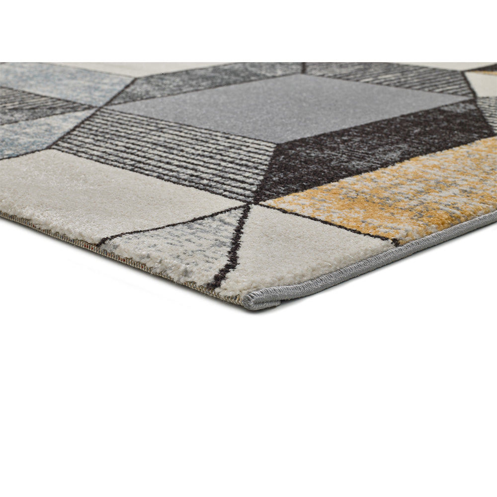Trumpo plauko kilimas Gladys Graphic 160x230 cm., spalvotas