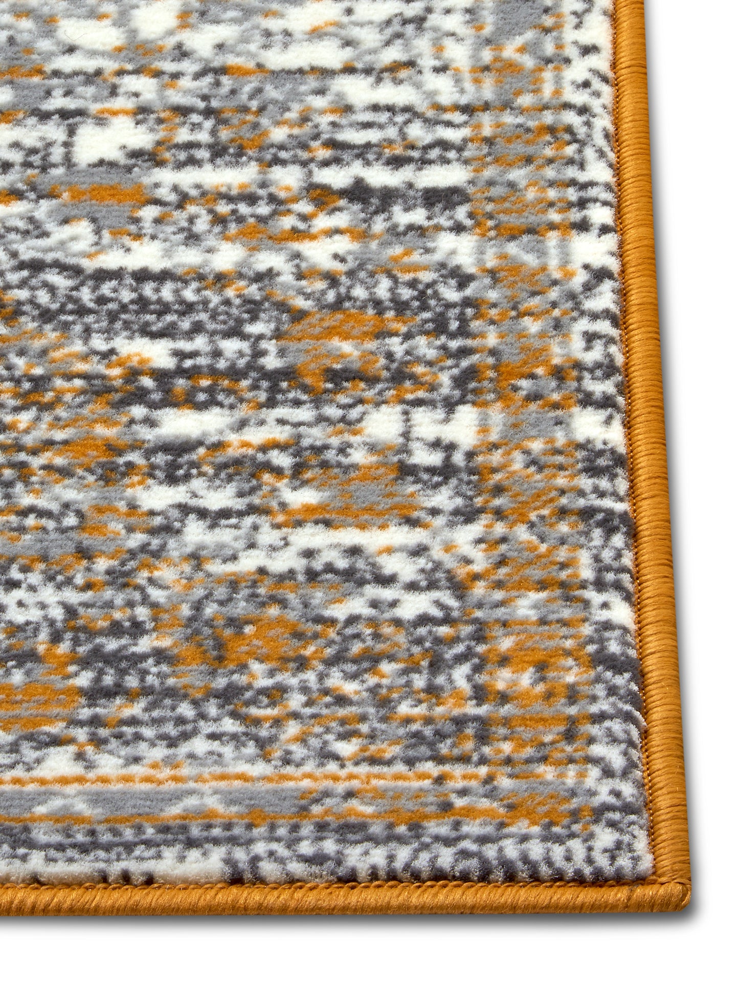 Trumpo plauko kilimas Bloques 200x290 cm, pilkas-auksinis